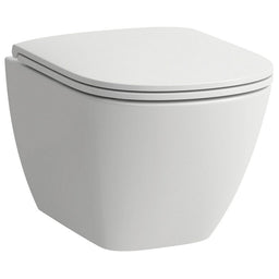 WC suspendu à fond creux Laufen Lua compact 360x345x490mm, sans bride de rinçage, blanc