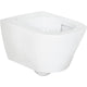 WC suspendu à fond creux Laufen Meda Advanced Compact blanc, sans bride de rinçage Silent Flush L x H x P : 360x355x490mm