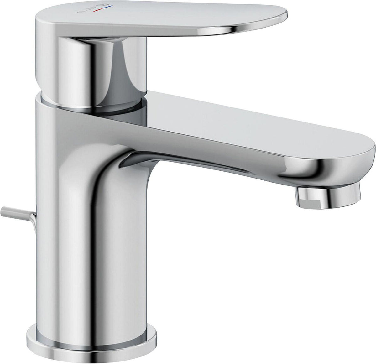 Mitigeur de lavabo Kludi Kludi-X1 saillie 125mm chromé