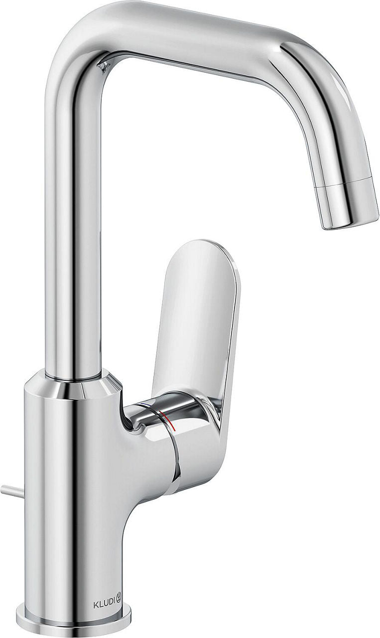 Mitigeur de lavabo Kludi Kludi-X1 saillie 155mm chromé