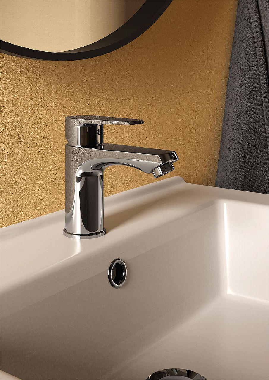 Mitigeur de lavabo Evenes Rosario saillie 111mm chromé