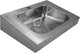 Lavabo sur console en inox Loggere Trapezodial II, l x p x h : 600 x 420 x 120 mm