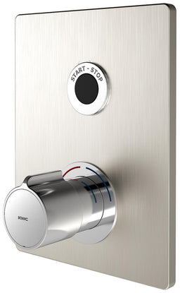 Thermostatique douche encastré KWC Professional F5E-Therm inox brossé électronique