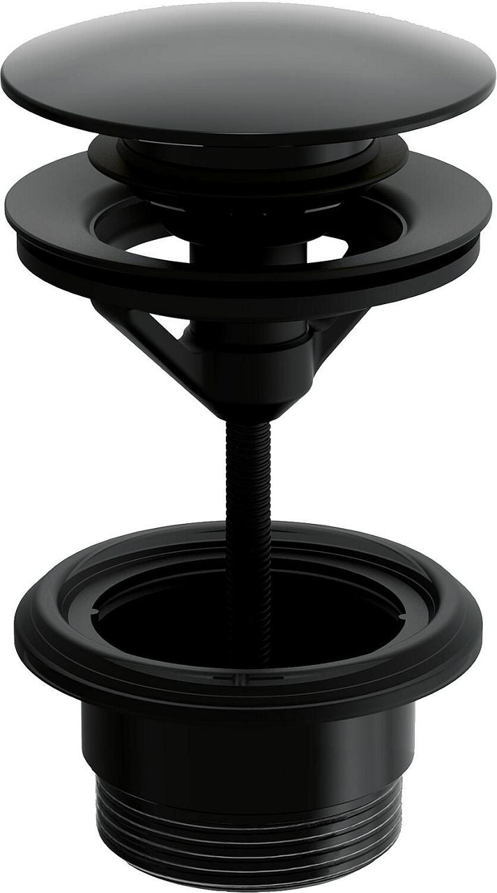 Bonde clicker Hansa noir mat, DN 32 (1 1/4")