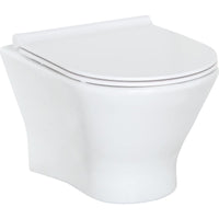 Pack combiné Roca Nexo WC suspendu à fond creux sans bride de rinçage, avec WC abattant softclose, démontable