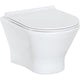 Pack combiné Roca Nexo WC suspendu à fond creux sans bride de rinçage, avec WC abattant softclose, démontable