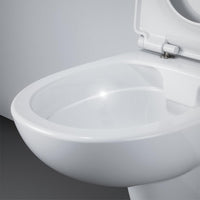Wand-Tiefspül-WC Grohe Bau Keramik B x H x T: 355x357x535 mm spülrandlos, weiß