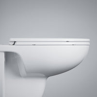 Wand-Tiefspül-WC Grohe Bau Keramik B x H x T: 355x357x535 mm spülrandlos, weiß