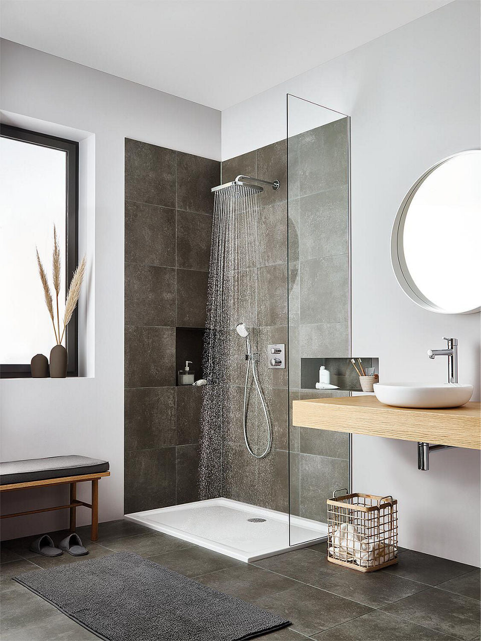 Thermostatique douche encastré Grohe Grohtherm 2 sorties chromé