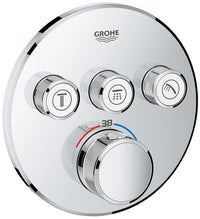 Thermostatique douche encastré Grohe Grohtherm SmartControl 3 sorties chromé
