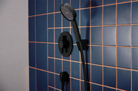 Hansgrohe Brauseschlauch Activera Select S 95 mit 2-Strahl Handbrause und Halter, Mattschwarz