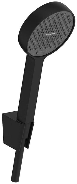 Flexible de douche Hansgrohe Activera Select S 95 avec douchette 2 jets et support, noir mat