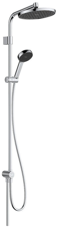 Hansgrohe Activera S 240 Duschsystem 1jet mit Handbrause Ø95mm und Kopfbrause Ø240mm verchromt