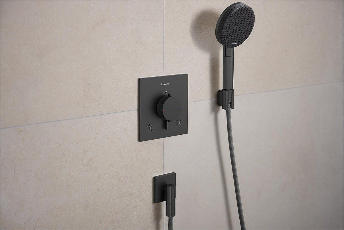 Hansgrohe Raindance Select S Handbrause 3 Strahlarten 125 EcoSmart Chrom mit Stange und Schlauch