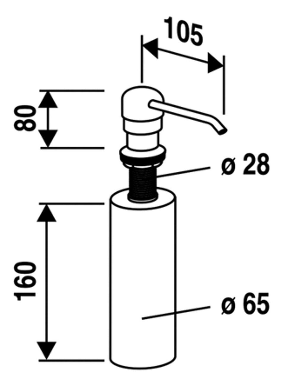 Distributeur de savon pour abu multiset/maxi