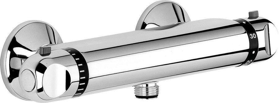 Thermostatique douche apparent Patmos saillie 95 mm chromé