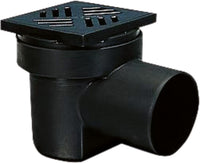Siphon de cave Kessel 36501, couleur noire, en PP, DN 100
