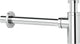 Siphon Design laiton chromé, 663g 5/4" x 32mm