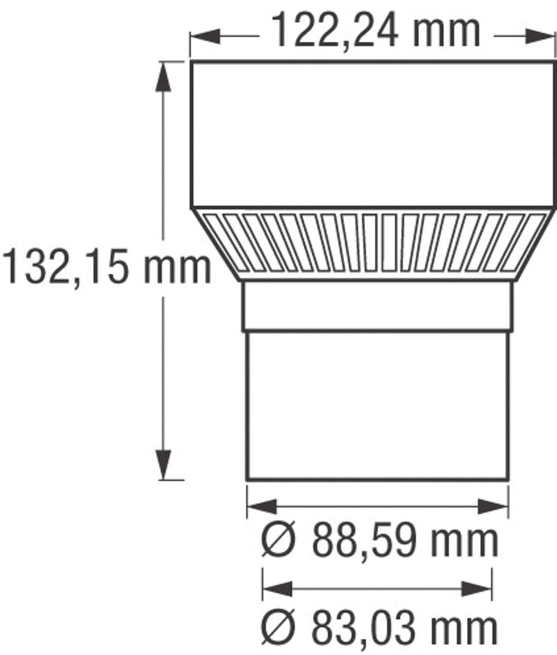 Filtre à charbon actif KESSEL DN 70/DN 100 en plastique (ABS) avec cartouche remplaçable