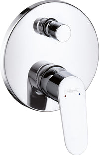 Mitigeur bain/douche encastré Hansgrohe Focus rosace Ø 150 mm