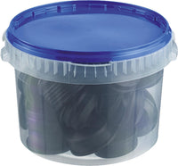 Assortiment de nipples en caoutchouc HT bleu