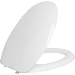 Abattant WC CLAS+ avec fermeture douce, en duroplaste, blanc