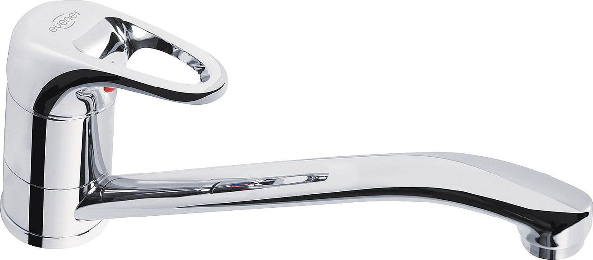 Mitigeur d'évier Top II avec bec fonte orientable saillie 229 mm chromé