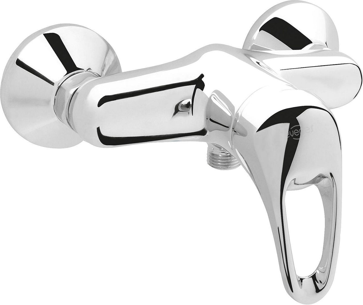 Mitigeur douche apparent AP Top II levier ouvert saillie 58 mm chromé
