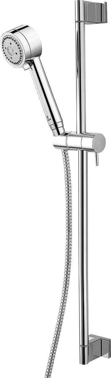 Kit de douche Cylindrica 3 barre 700 mm, douchette 3 jets Ø 75 mm chrome