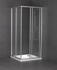 Kit de douche Cylindrica 3 barre 700 mm, douchette 3 jets Ø 75 mm chrome