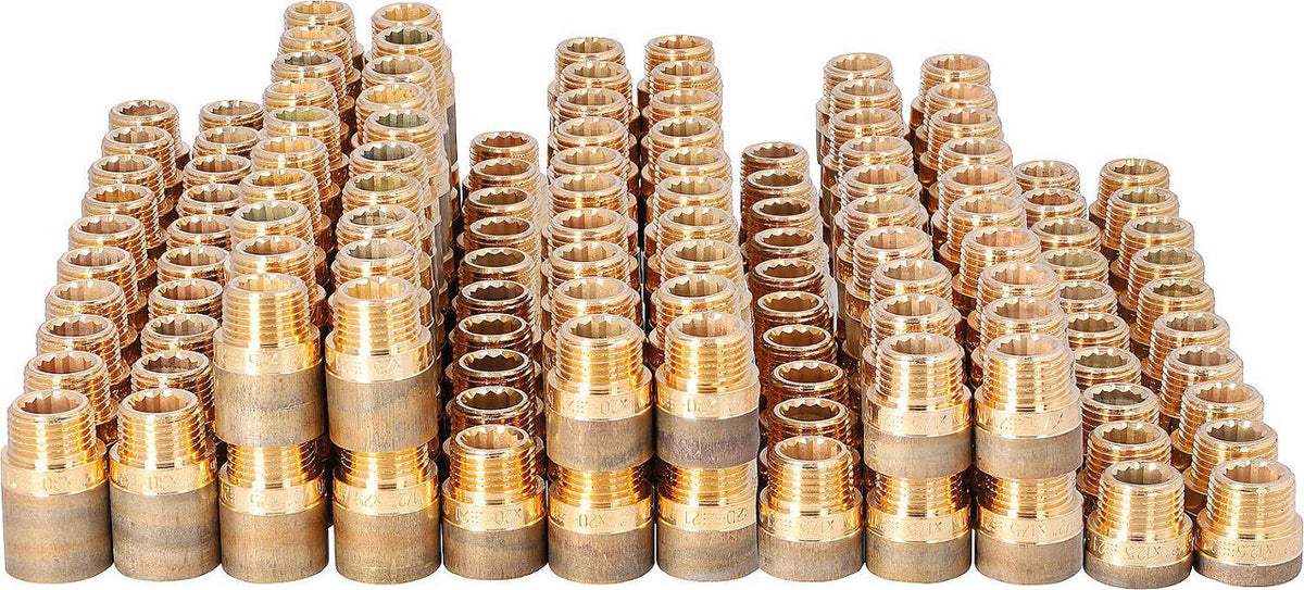 Kit rallonges de robinetterie bronze 180 pièces