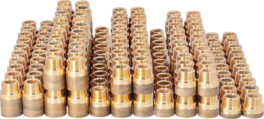 Kit rallonges de robinetterie bronze 180 pièces
