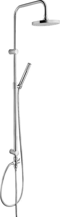 Duschsäule Whanga mit Handbrause und Kopfbrause Ø 190 mm chrom