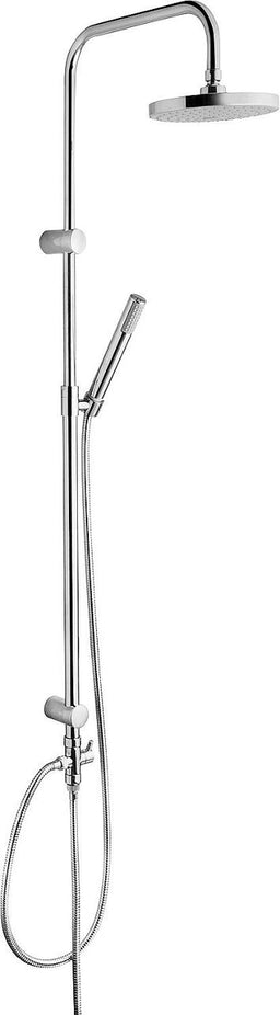 Duschsäule Whanga mit Handbrause und Kopfbrause Ø 190 mm chrom