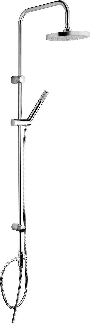 Colonne de douche Waikato avec douchette sur barre + pomme de tête Ø 190 mm chrome
