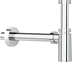 Siphon design ABS DN 32 King, forme courte 1 1/4" x 250 mm