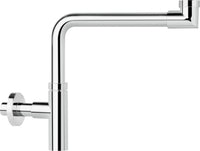 Siphon en laiton chromé