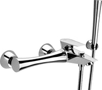 Mitigeur bain/douche apparent Diva avec douchette stick saillie 190 mm chromé