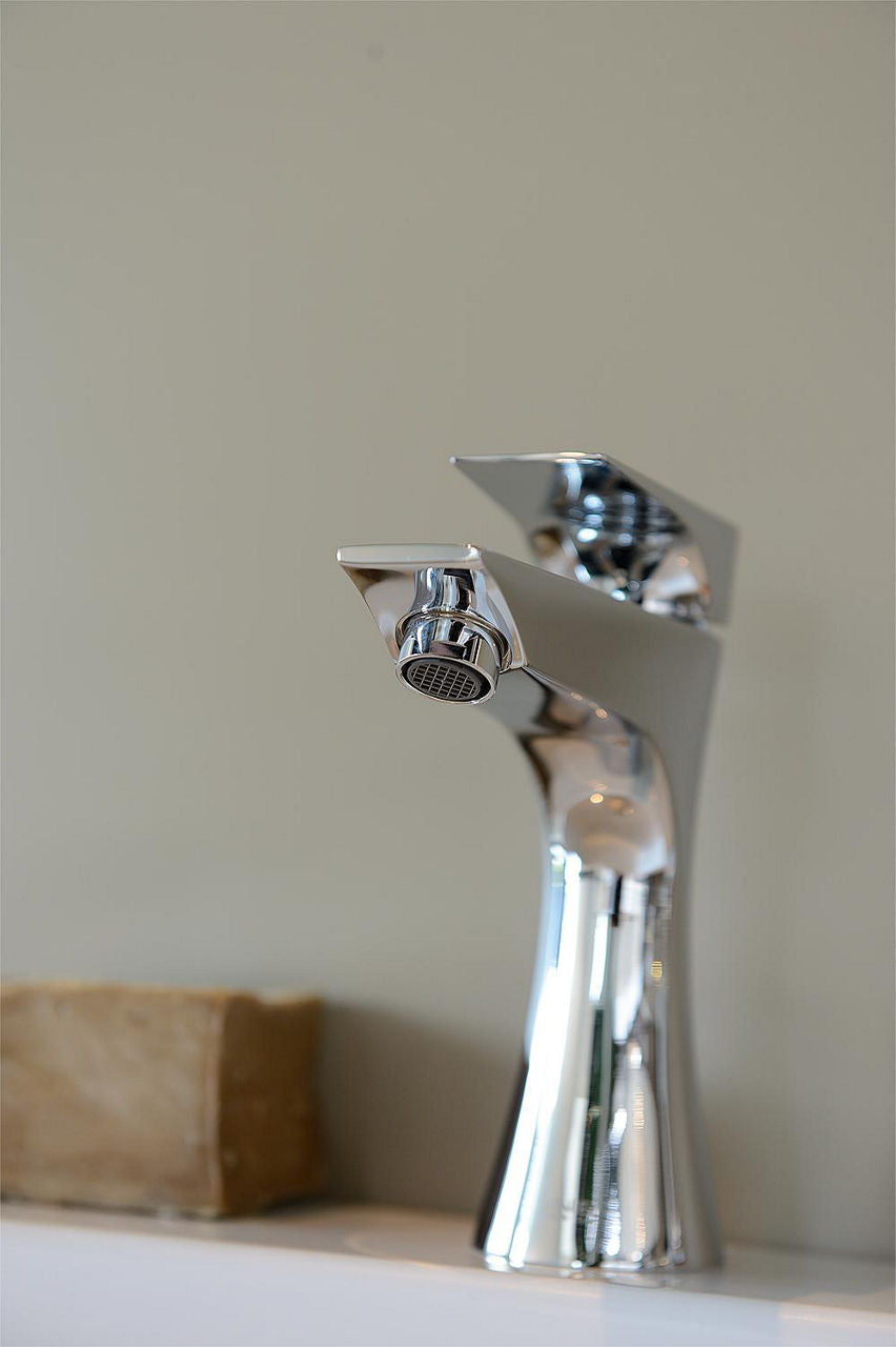 Mitigeur de lavabo Evenes Diva saillie 128mm chromé