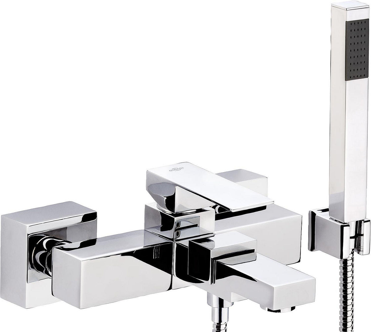 Kit mitigeur bain-douche apparent Skyline avec douchette stick saillie 190 mm chromé