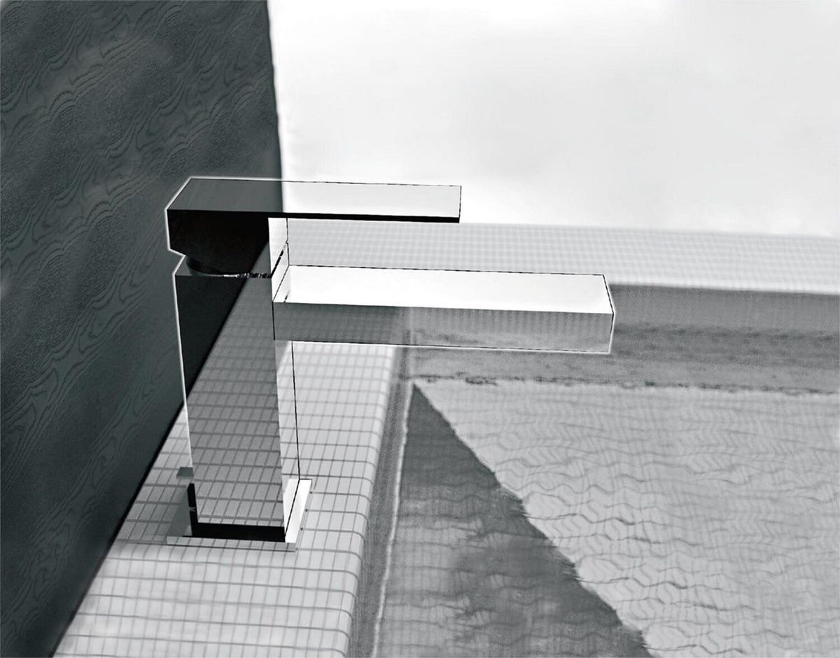 Mitigeur de lavabo Evenes Skyline saillie 184mm chromé