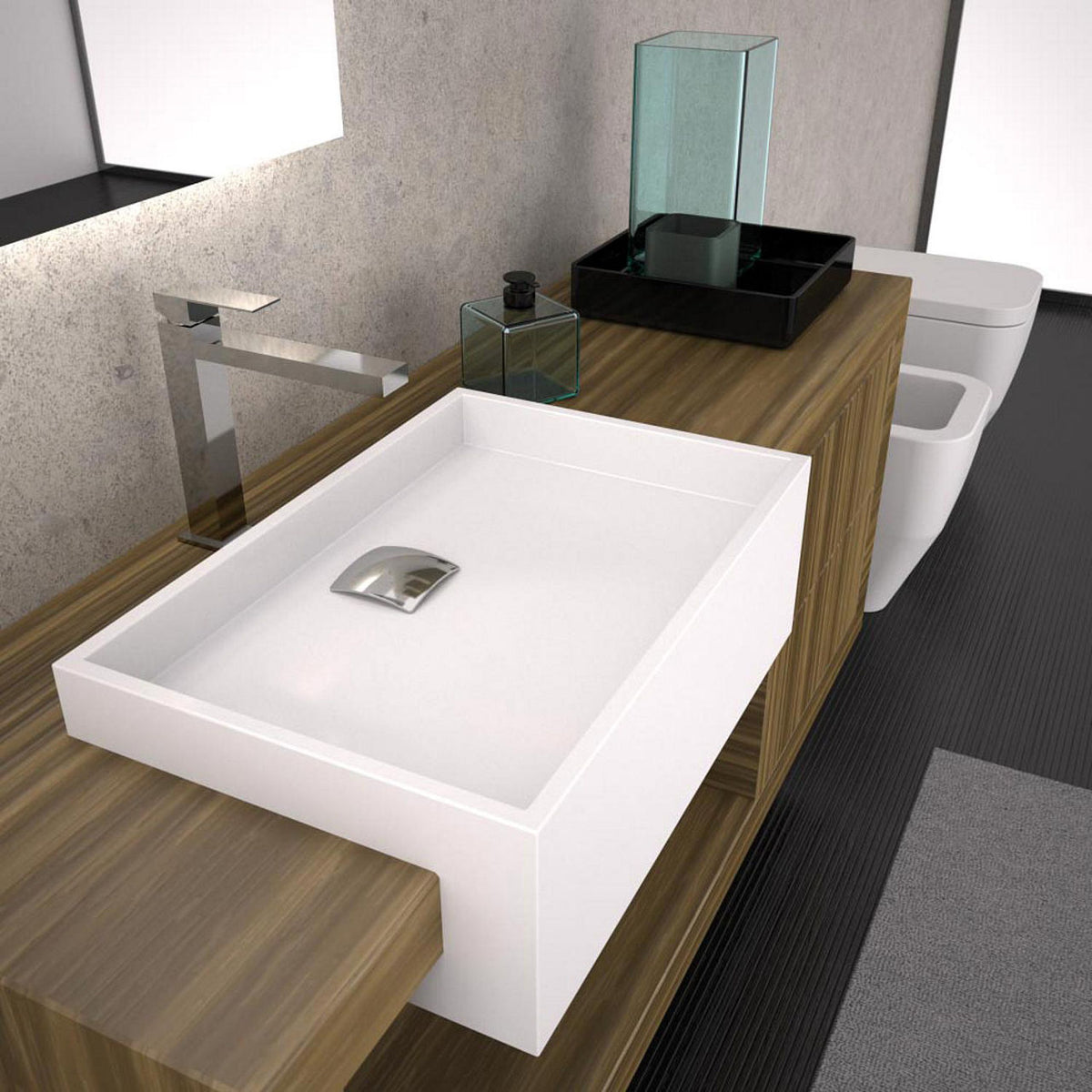 Mitigeur de lavabo Evenes Skyline saillie 184mm chromé