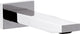 Bec mural pour baignoire Skyline 1/2" saillie 180 mm chromé