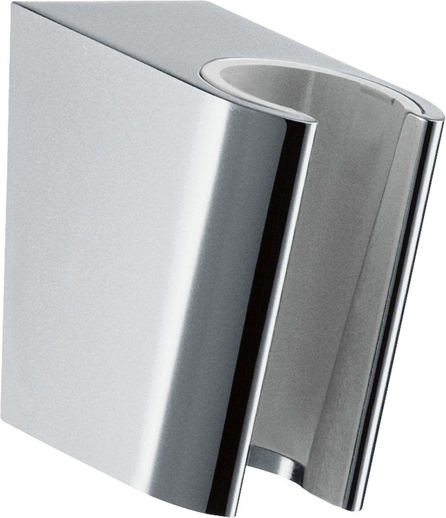 Support de douchette hansgrohe Porter S PuraVida pour flexibles à écrou conique non réglable, chrome pur