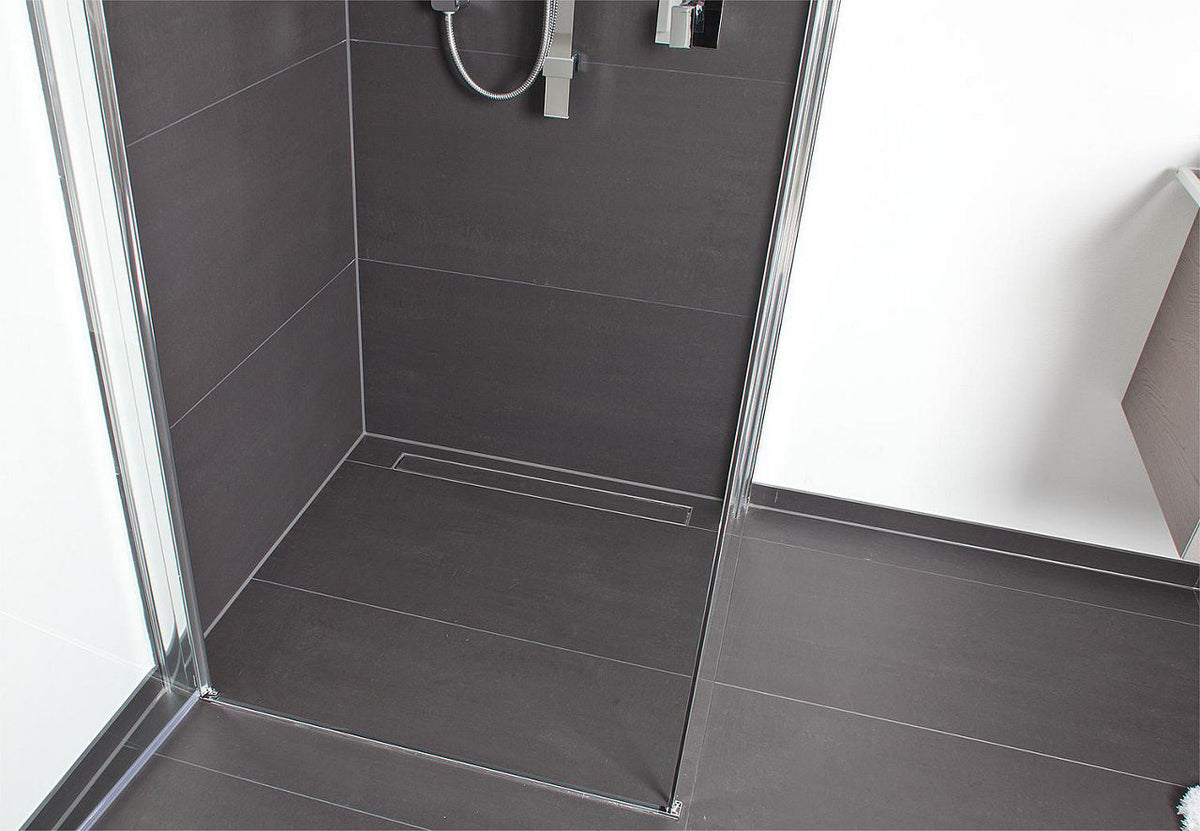 Caniveau de douche Evenes à carréler, hauteur de montage à partir de 74 mm