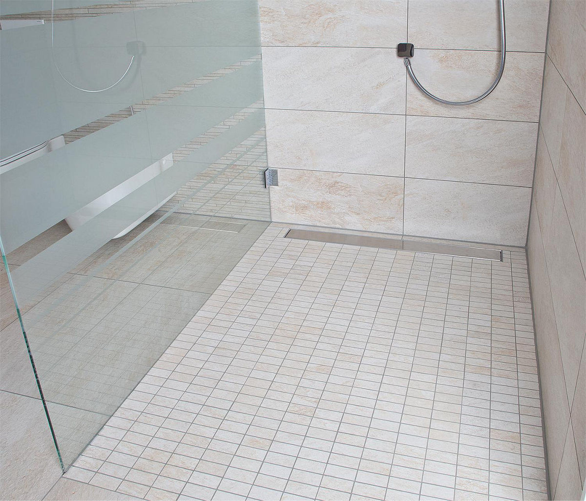 Grille d'écoulement en inox "PLAN" evenes