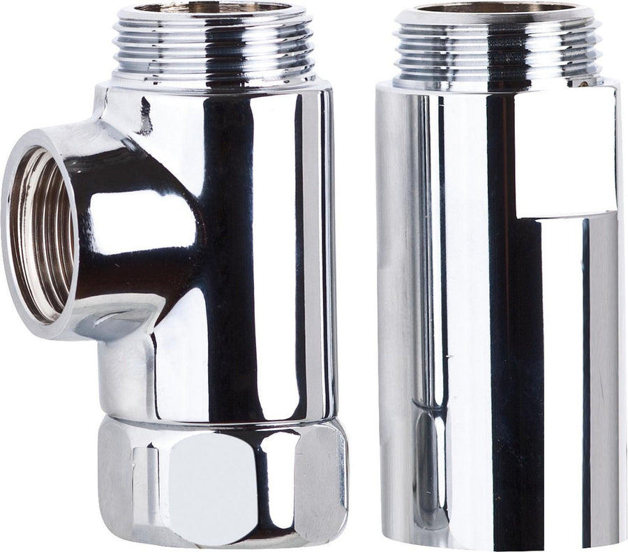 Pièce en T et d'espacement SCHELL avec écrou-raccord 3/4" chromé