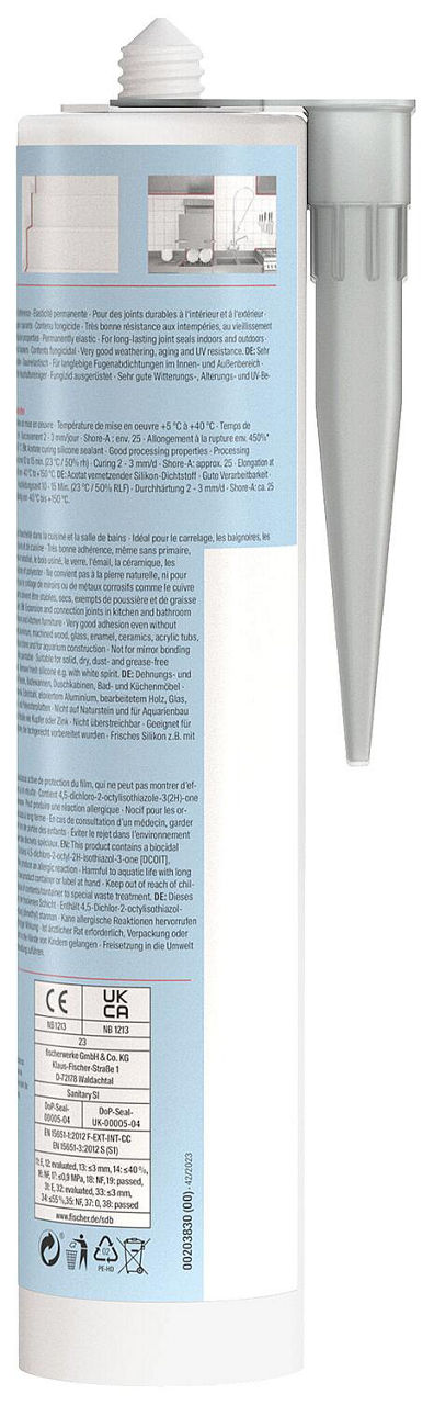 Silicone sanitaire 310 ml / 1 pièce