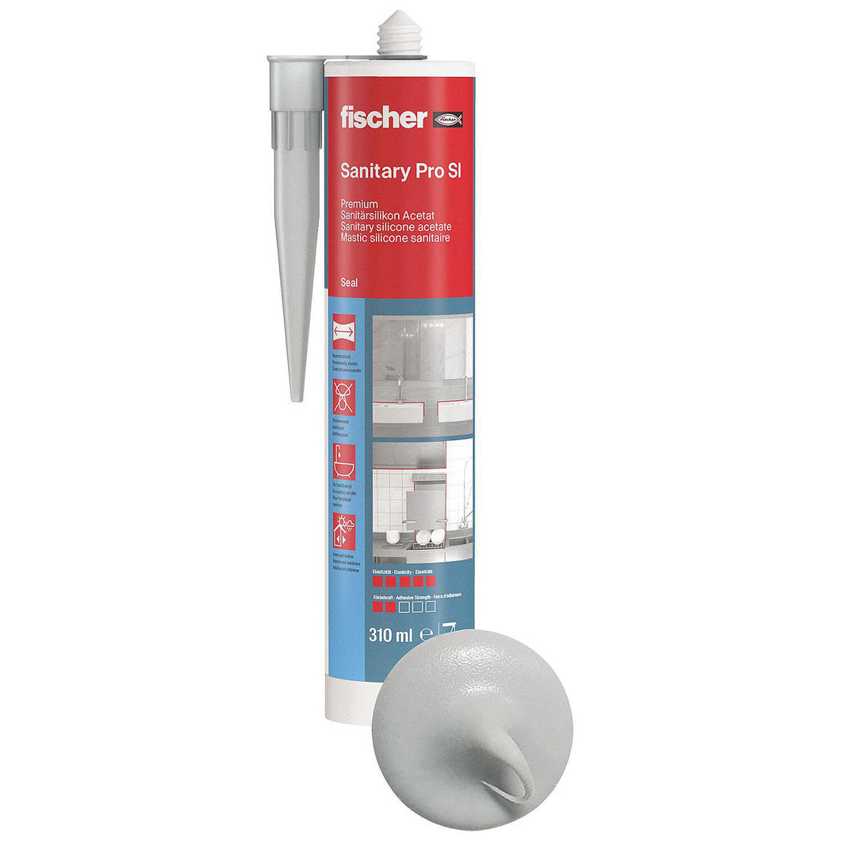 Silicone sanitaire 310 ml / 1 pièce