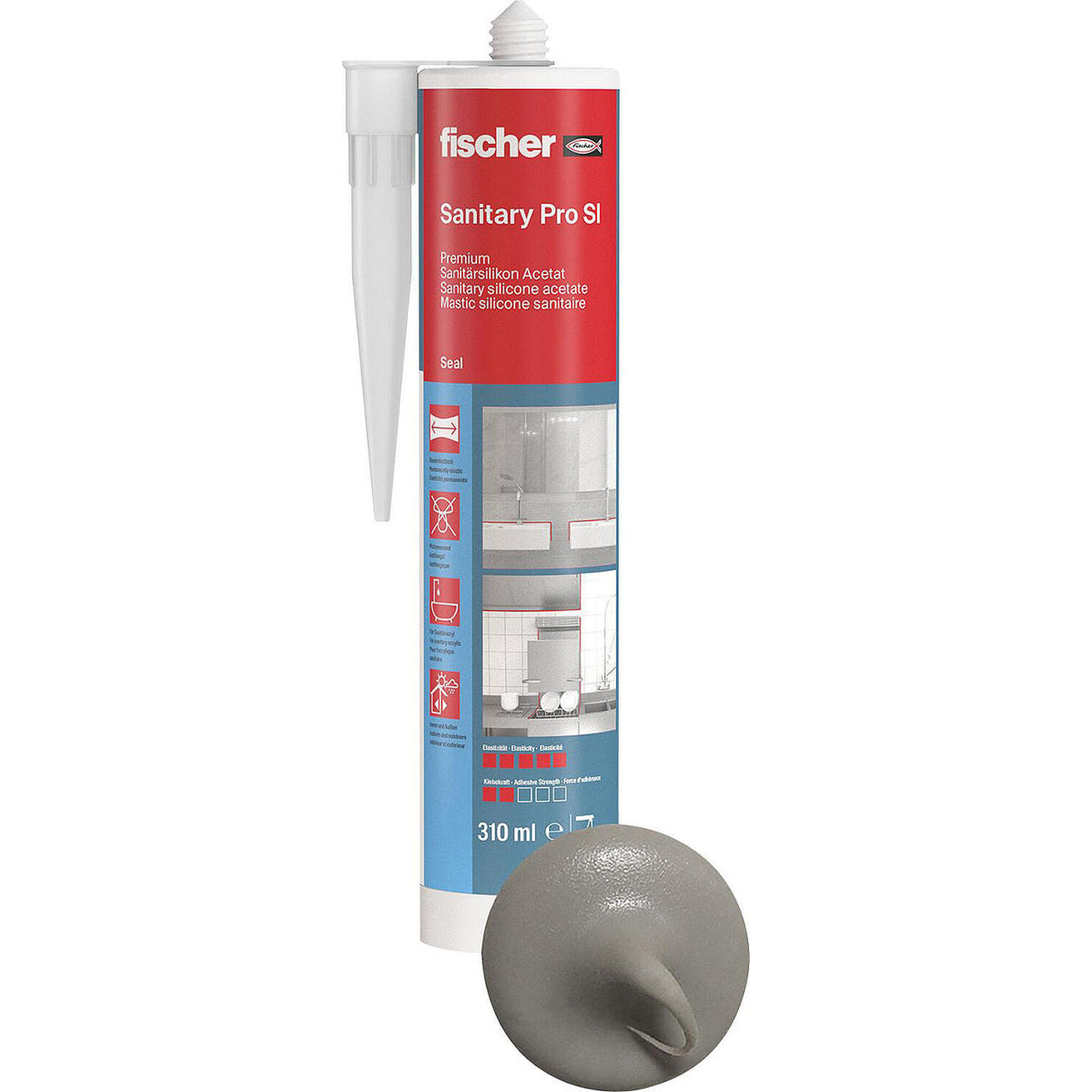 Silicone sanitaire 310 ml / 1 pièce